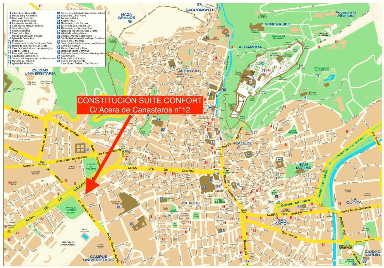 Constitucion Suite Confort I Granada Eksteriør bilde